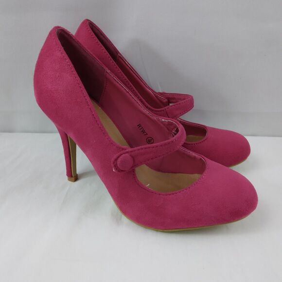 Publicite Pink Heels Pumps Barbiecore Legally Blonde Feminine Women's Size 5 - Picture 1 of 13